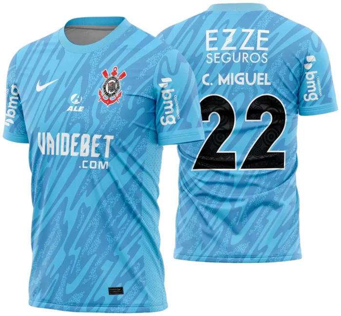Arte Vetor Camisa Corinthians Goleiro  2024 - 2025