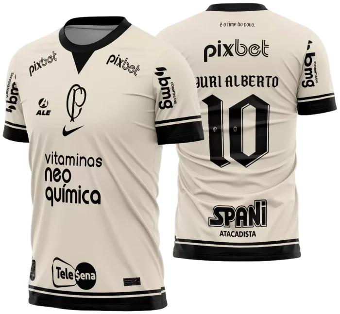 Arte Vetor Camisa Corinthians Quarta 2023 - 2024