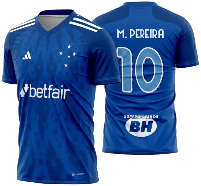 Arte Vetor Camisa Cruzeiro Titular 2024 - 2025
