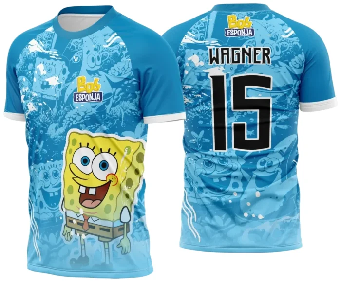 Arte Vetor Camisa de Interclasse Bob Esponja 2025