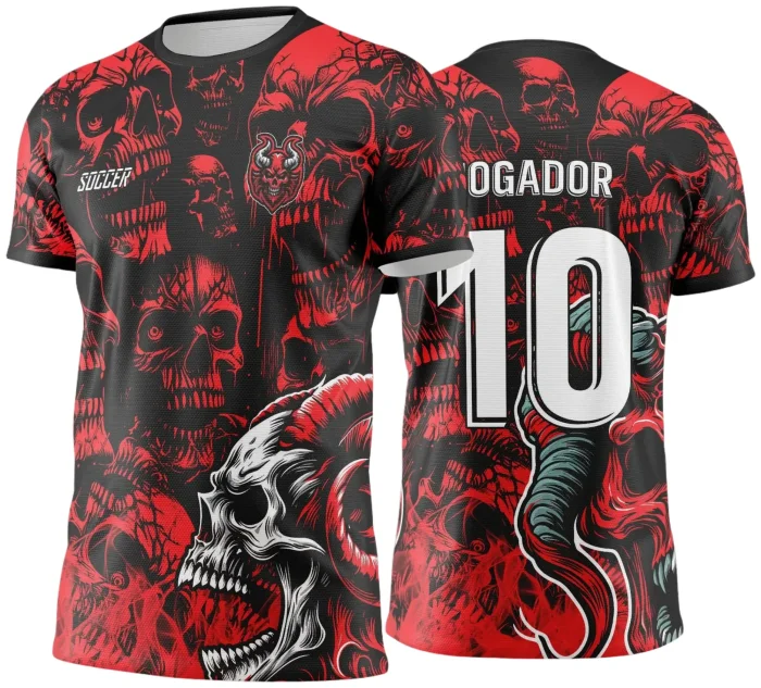Arte Vetor Camisa de Interclasse Caveira -  Jogos Internos 2024 - 2025
