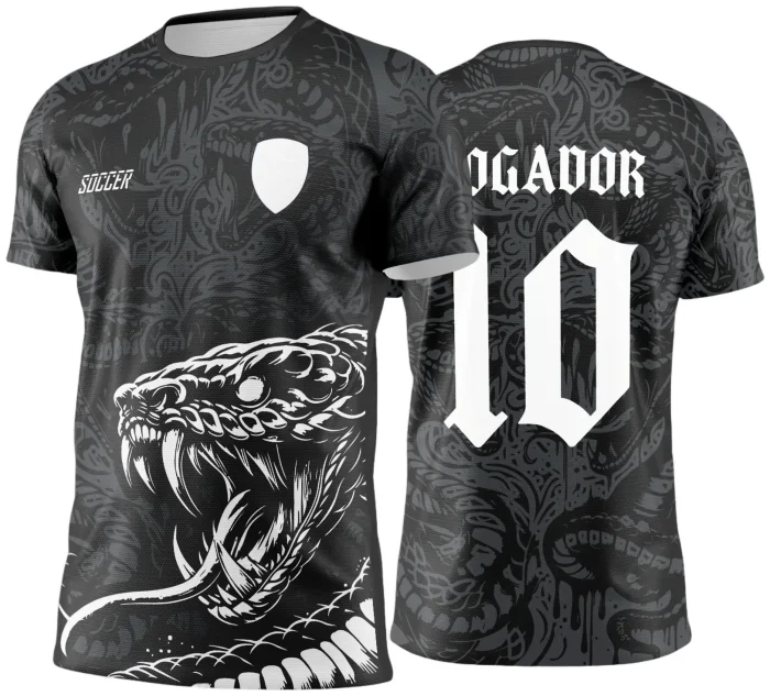 Arte Vetor - Camisa de Interclasse Cobra Negra - 2025