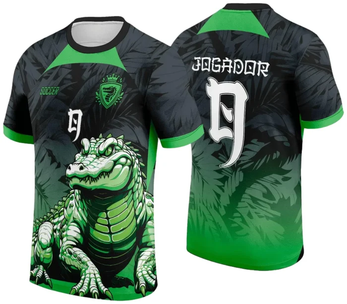 Arte Vetor Camisa de Interclasse Crocodilo 2024 - 2025
