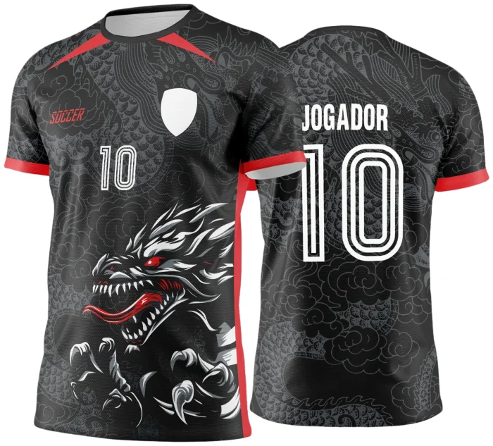 Arte Vetor Camisa de Interclasse Dragão - Jogos Internos 2024 - 2025