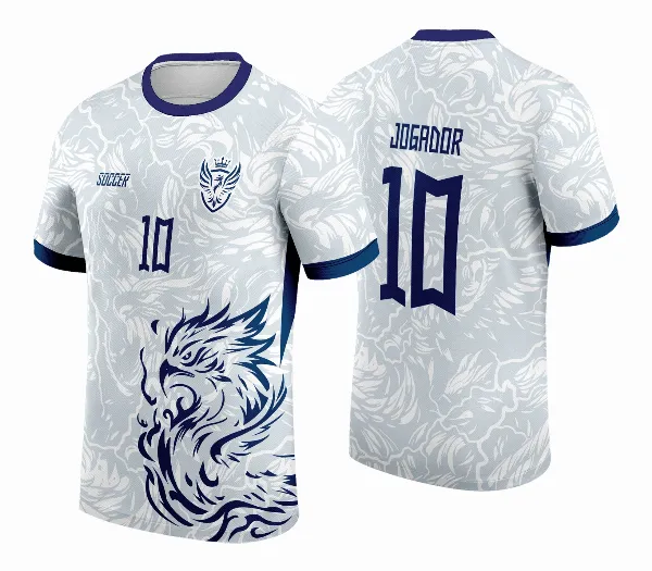 Arte Vetor Camisa de Interclasse Fênix Branca 2024 - 2025