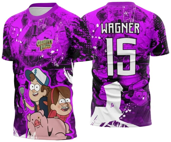 Arte Vetor Camisa de Interclasse Gavity Falls 2025