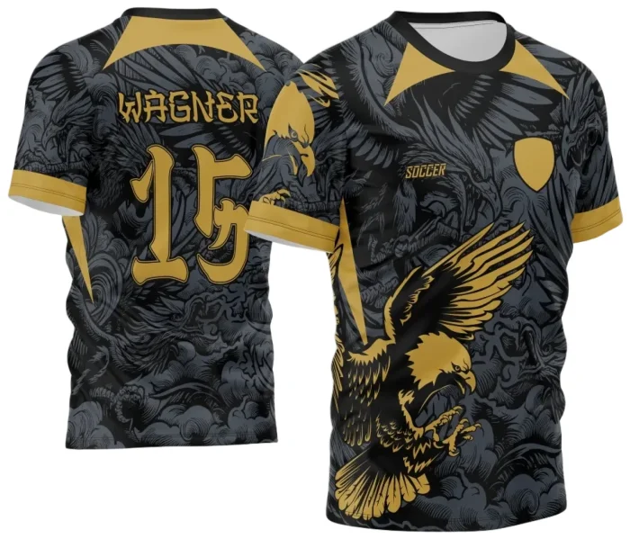 Arte Vetor Camisa de Interclasse Águia Dourada 2024 - 2025