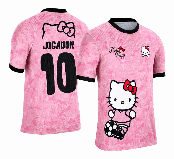Arte Vetor Camisa de Interclasse Hello Kitty