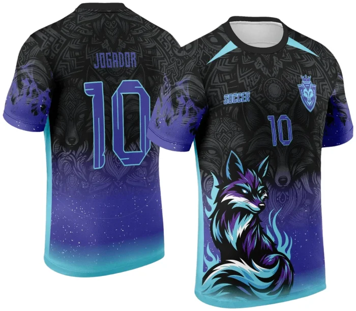 Arte Vetor Camisa de Interclasse Jogos Internos Raposa 2024 - 2025