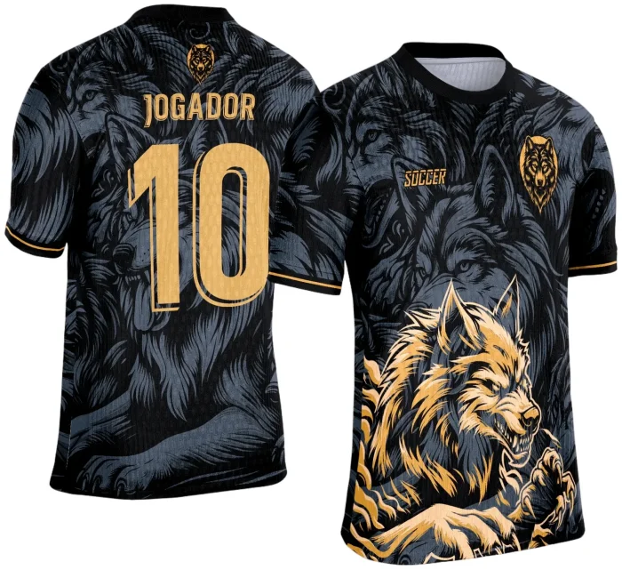 Arte Vetor Camisa de Interclasse Lobo 2025