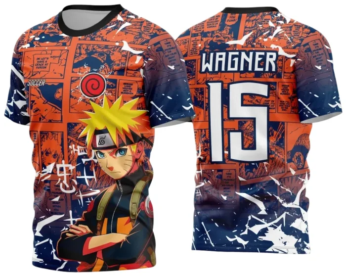 Arte Vetor Camisa de Interclasse Naruto 2024 - 2025