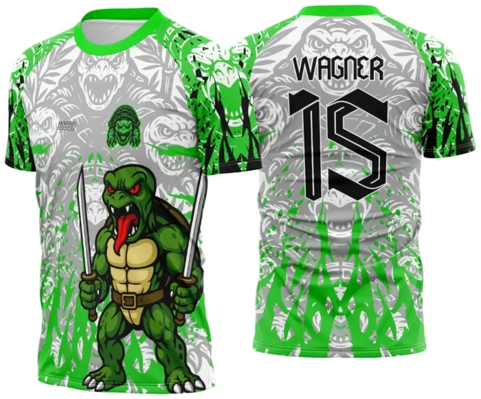 Arte Vetor Camisa de Interclasse Tartaruga Ninja 2025
