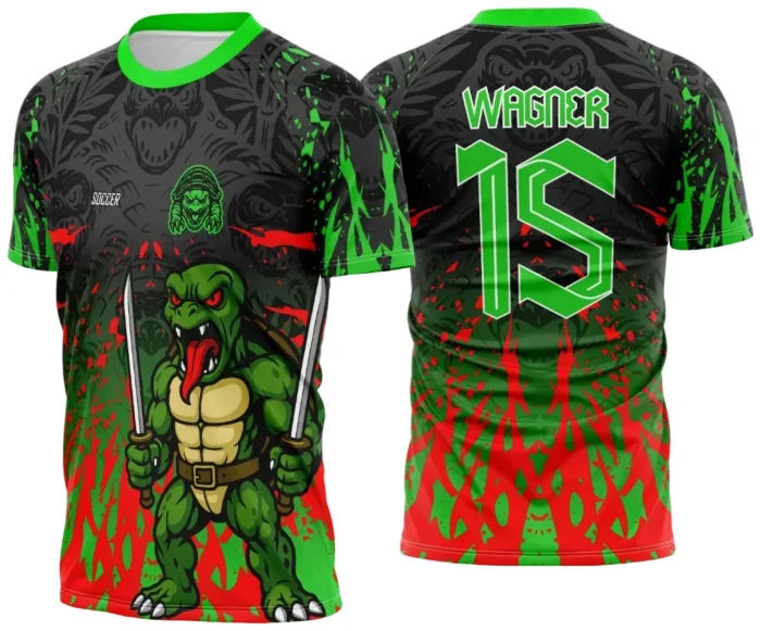 Arte Vetor Camisa de Interclasse Tartaruga Ninja 2025