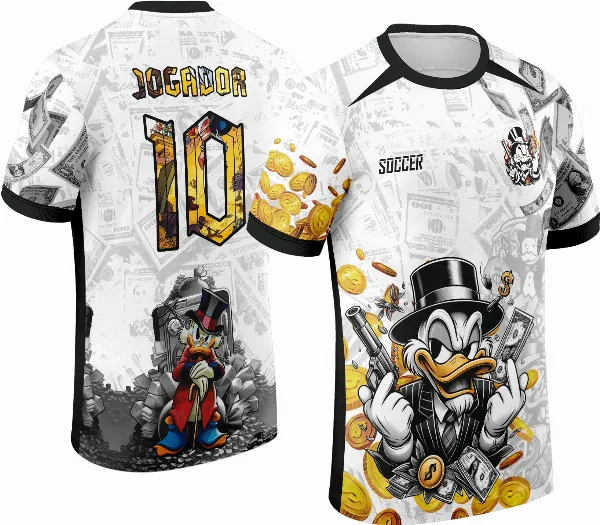 Arte Vetor Camisa de Interclasse Tio Patinhas 2024 - 2025