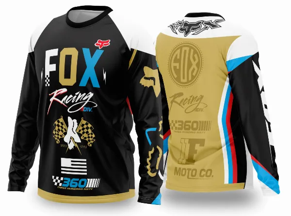 Arte Vetor Camisa de MOTOCROSS 2024 - 2025