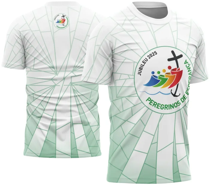 Arte Vetor Camisa de Religião - Peregrinos de Esperança