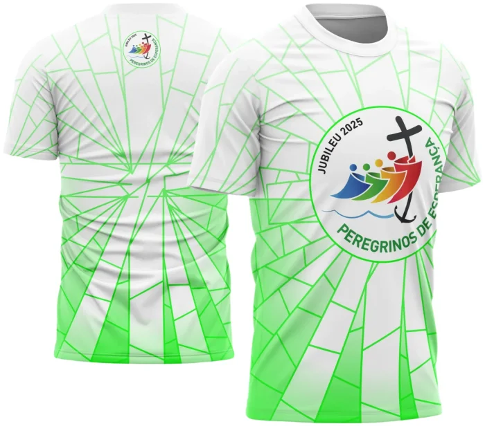 Arte Vetor Camisa de Religião - Peregrinos de Esperança