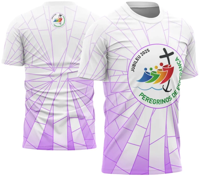 Arte Vetor Camisa de Religião - Peregrinos de Esperança