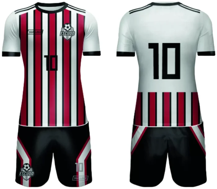 Arte Vetor Camisa de Time Amador 2024 - Modelo 124