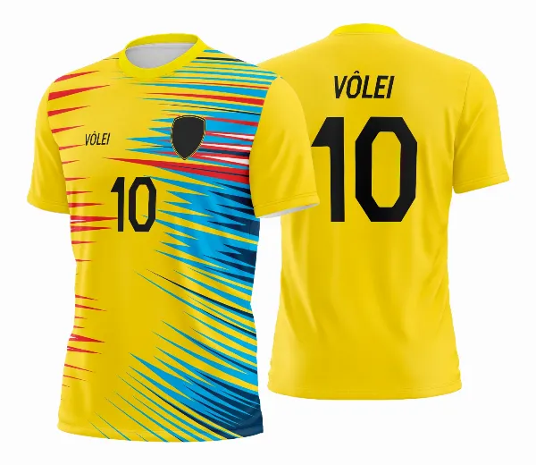 Arte Vetor Camisa de Vôlei - Estampa Camisa de Vôlei