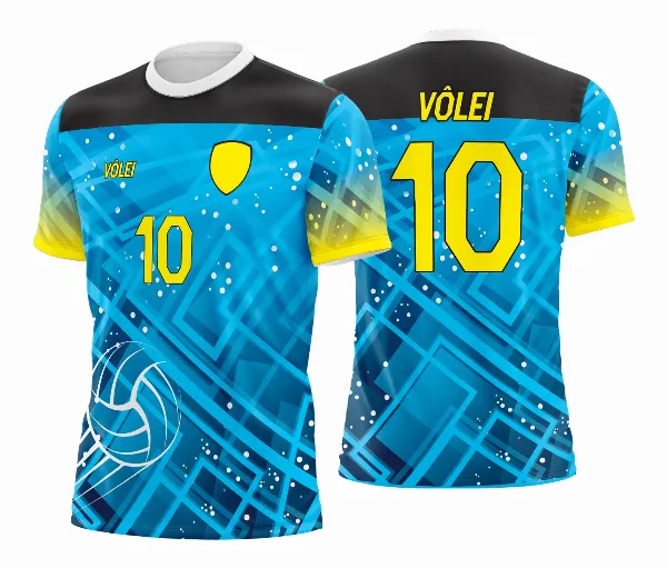 Arte Vetor Camisa de Vôlei - Estampa Camisa de Vôlei