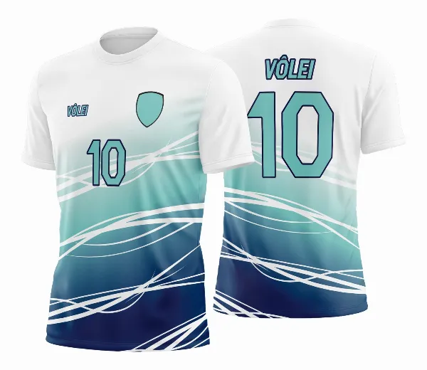 Arte Vetor Camisa de Vôlei - Estampa Camisa de Vôlei