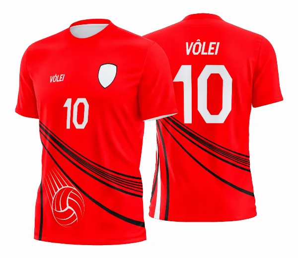 Arte Vetor Camisa de Vôlei - Estampa Camisa de Vôlei