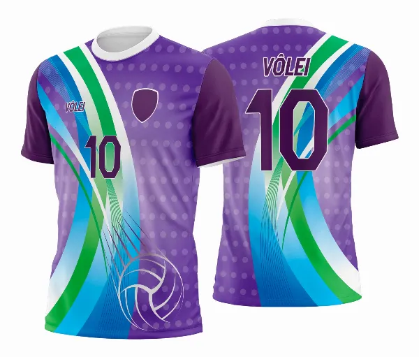 Arte Vetor Camisa de Vôlei - Estampa Camisa de Vôlei