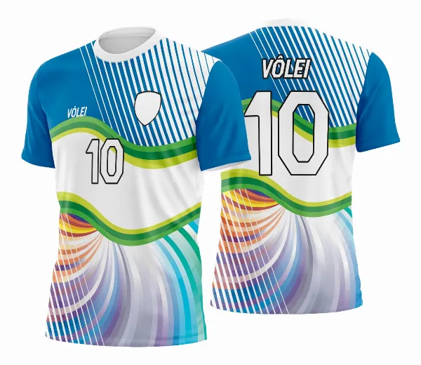 Arte Vetor Camisa de Vôlei - Estampa Camisa de Vôlei