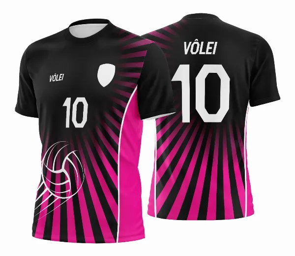 Arte Vetor Camisa de Vôlei - Estampa Camisa de Vôlei