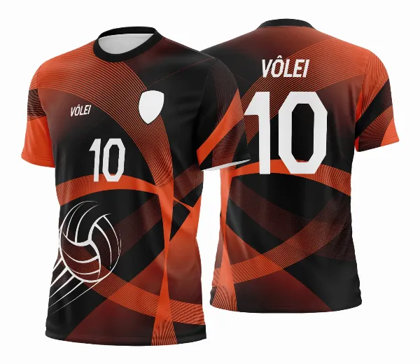 Arte Vetor Camisa de Vôlei - Estampa Camisa de Vôlei