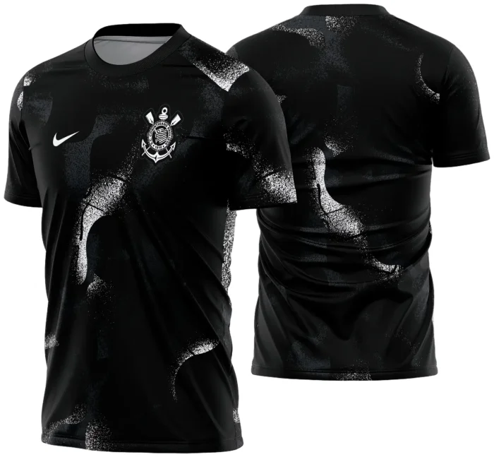 Arte Vetor Camisa do Corinthians Pré-Jogo 2025 - 2026