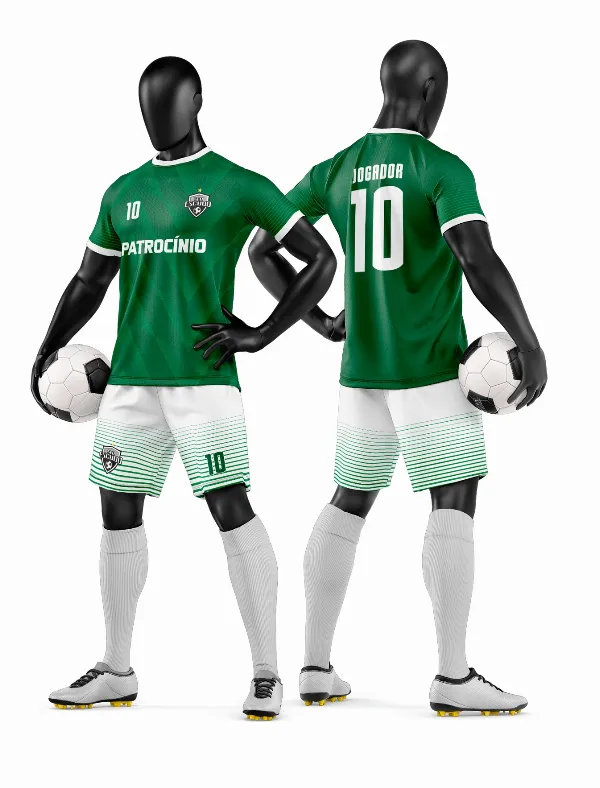 Arte Vetor Camisa e Short de Time de Futebol Amador