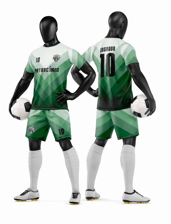 Arte Vetor Camisa e Short de Time de Futebol Amador