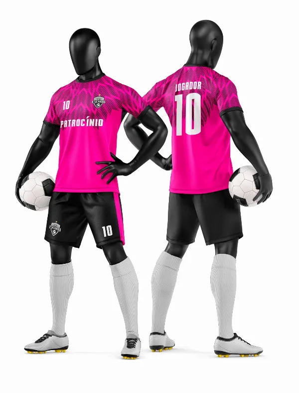 Arte Vetor Camisa e Short de Time de Futebol Amador