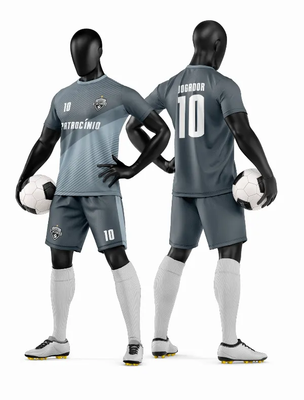 Arte Vetor Camisa e Short de Time de Futebol Amador