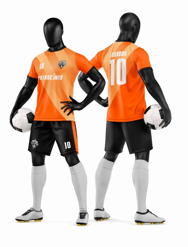 Arte Vetor Camisa e Short de Time de Futebol Amador