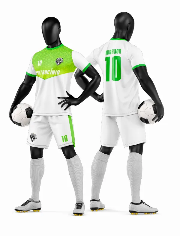 Arte Vetor Camisa e Short de Time de Futebol Amador