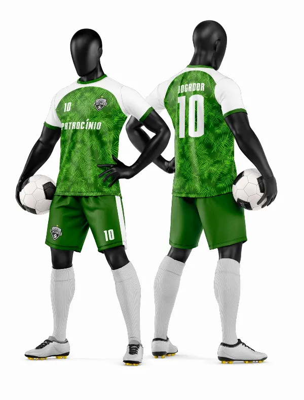 Arte Vetor Camisa e Short de Time de Futebol Amador