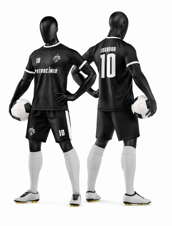 Arte Vetor Camisa e Short de Time de Futebol Amador