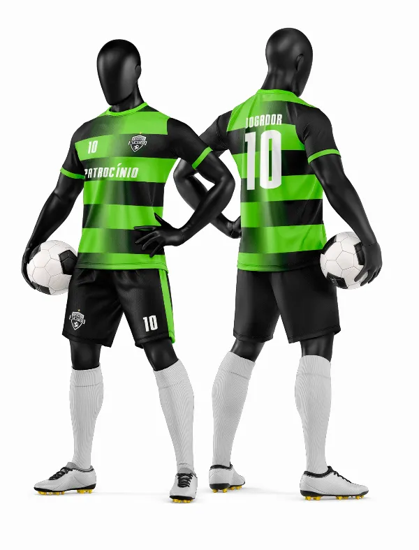 Arte Vetor Camisa e Short de Time de Futebol Amador