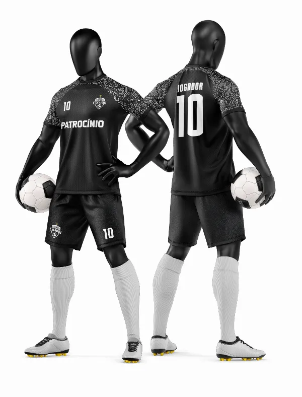 Arte Vetor Camisa e Short de Time de Futebol Amador