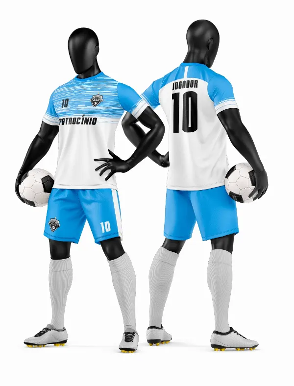 Arte Vetor Camisa e Short de Time de Futebol Amador