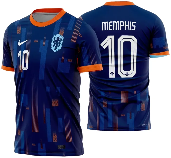 Arte Vetor Camisa Holanda Reserva 2024 - 2025