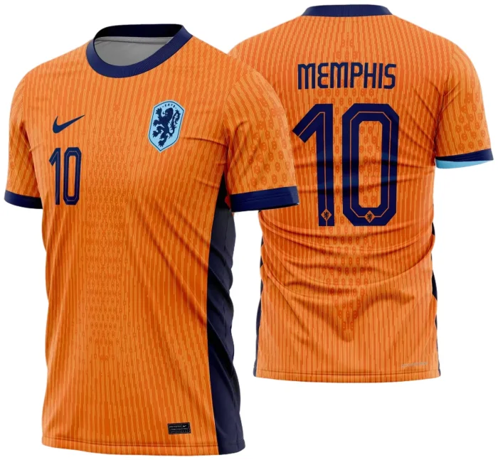 Arte Vetor Camisa Holanda Titular 2024 - 2025