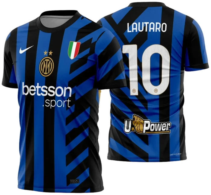 Arte Vetor Camisa Inter de Milão Titular 2024 - 2025