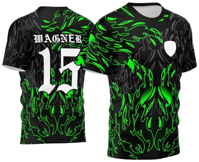 Arte Vetor Camisa InterClasse 2024 Chamas