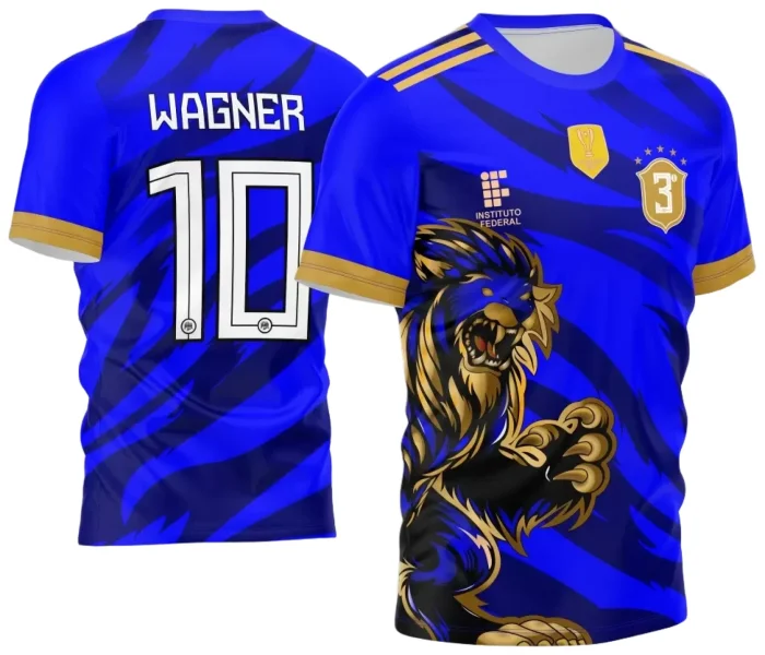 Arte Vetor Camisa InterClasse 2024 Leão Azul