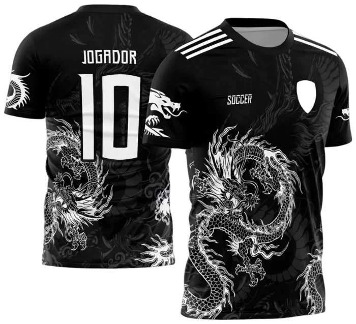 Arte Vetor Camisa InterClasse 2024 Modelo 26 Dragão