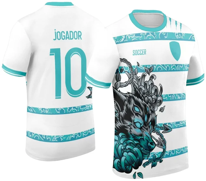 Arte Vetor Camisa InterClasse 2024 Modelo 48 Lobo 3 Olhos